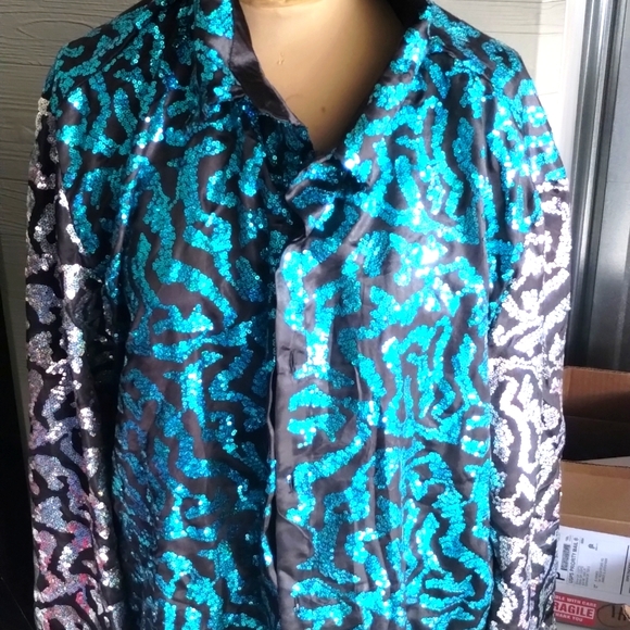 costume Other - Joe the Tiger King shirt 2 X L sequin pattern